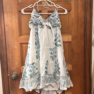 Juliet Dunn Mini halter Dress